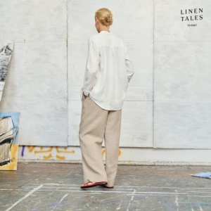 Linen Tales Linen Azalea Shirt - Optic White